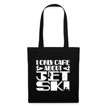 i only care about jet ski - Sac en tissu - noir - Devant