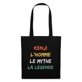 kenji 'homme le mythe la légende - Sac en tissu - noir - Devant