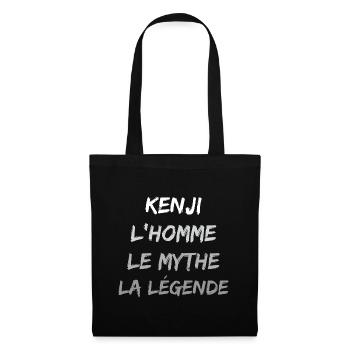 kenji 'homme le mythe la légende - Sac en tissu - noir - Devant