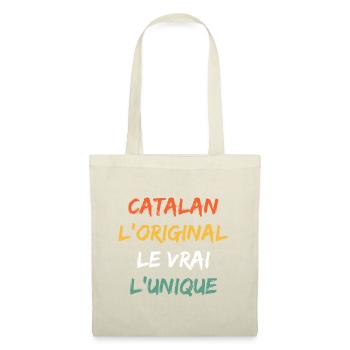 Catalan 3 - Sac en tissu - nature - Devant