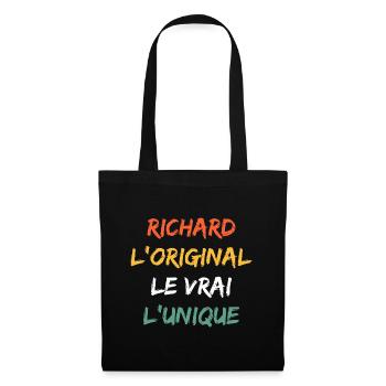 richard - Sac en tissu - noir - Devant