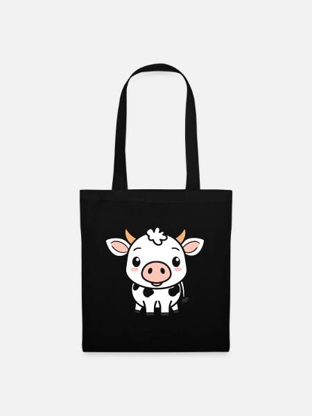 vache - Tygväska - svart