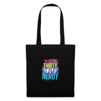 Dirty nerdy - Tote Bag - black - Front