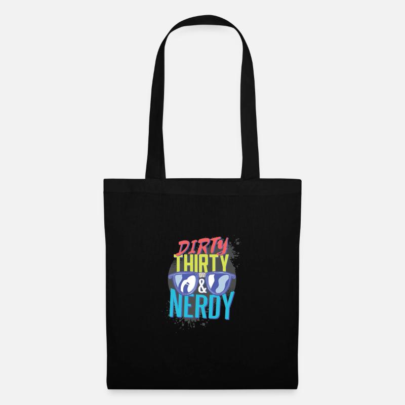 Dirty nerdy - Tote Bag - black