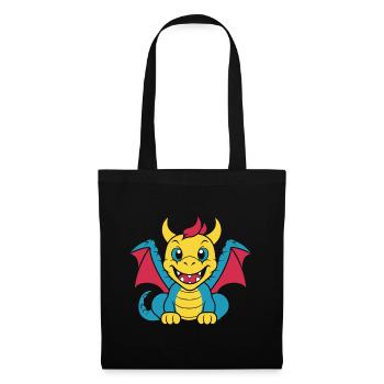 Baby Dragon - Tote Bag - black - Front