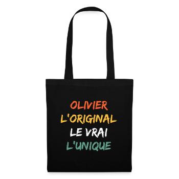 olivier - Sac en tissu - noir - Devant