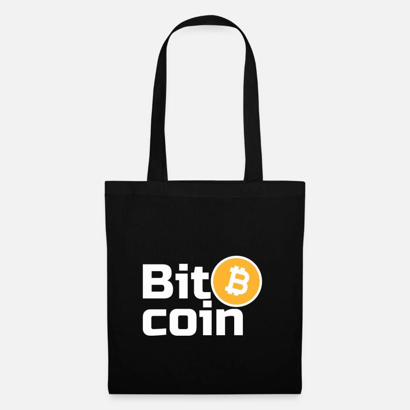 Bitcoin - Stoffbeutel - Schwarz