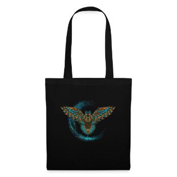 Faucon - Sac en tissu - noir - Devant