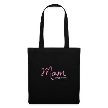 Maman EST 2020 mère depuis 2020 - Sac en tissu - noir - Devant
