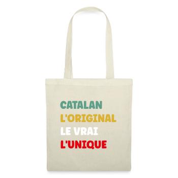 Catalan - Sac en tissu - nature - Devant