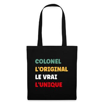 colonel - Sac en tissu - noir - Devant