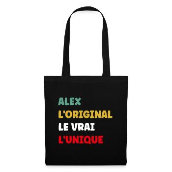 alex33 - Sac en tissu - noir - Devant