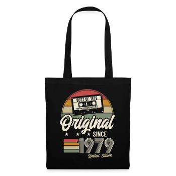 Original since 1979 Vintage Retro Birthday - Tote Bag - black - Front