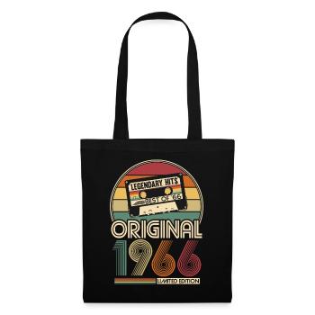 Born in 1966 Original Birthday Gift - Tote Bag - black - Front