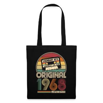 Born in 1968 Original Birthday Gift - Tote Bag - black - Front