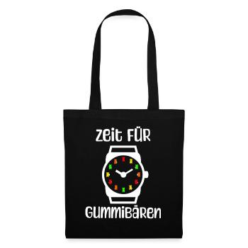 Time for gummy bears! Gummy Bear Watch Candy - Tote Bag - black - Front