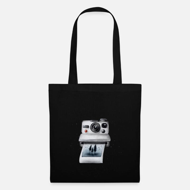 collect moments - not things - Stoffbeutel - Schwarz
