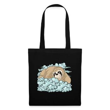 Lazy Zoo Animal Gift Cute Clouds Sloth - Tote Bag - black - Front