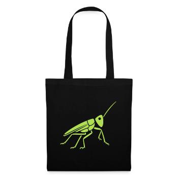 Sauterelle - Sac en tissu - noir - Devant