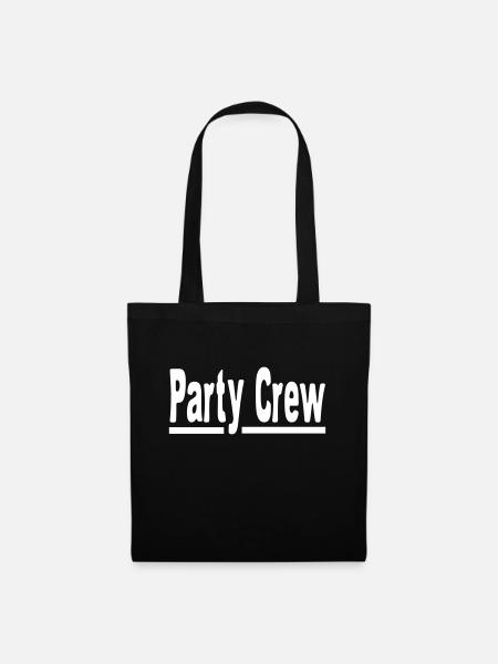 Party Crew - Stoffbeutel - Schwarz