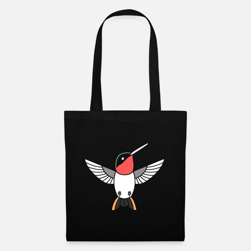 Kolibri - Stoffbeutel - Schwarz