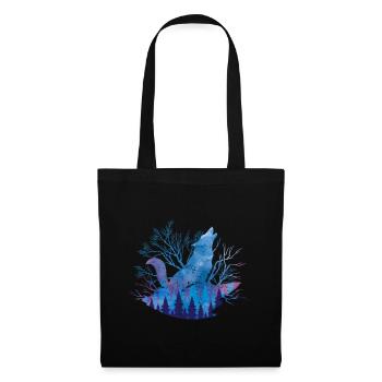 Wolf - Tote Bag - black - Front