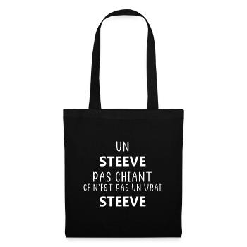 steeve - Sac en tissu - noir - Devant