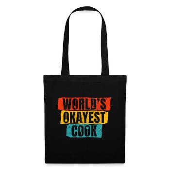 Chef amateur Humour Cuisine Le meilleur cuisinier du monde Drôle - Sac en tissu - noir - Devant