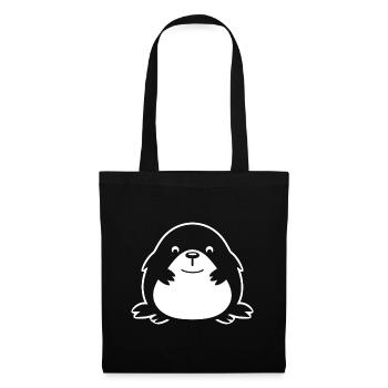 Humour mignonne petite taupe - Sac en tissu - noir - Devant
