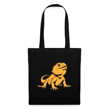 Bearded Dragon - Tote Bag - black - Front