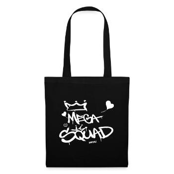 Mega Squad Graffiti Art Art Urbain Pulvérisateur - Sac en tissu - noir - Devant