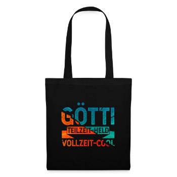 Götti Held - Stoffbeutel - Schwarz - Vorne