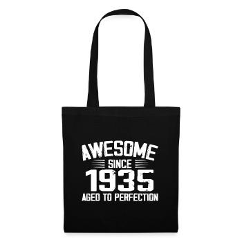 Vintage 1935 89th Birthday Gift 1935 - Tote Bag - black - Front