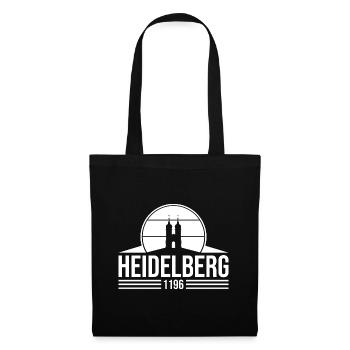 Heidelberg - Stoffbeutel - Schwarz - Vorne