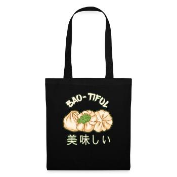 Bao Bun Funny Dim Sum Bao - Tiful Asian Food - Tote Bag - black - Front