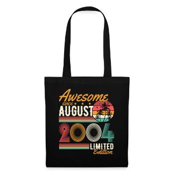 August 2004 Born Birthday Retro - Tote Bag - black - Front