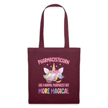 Pharmacien licorne comme un pharmacien normal cadeaux - Sac en tissu - bordeaux - Devant