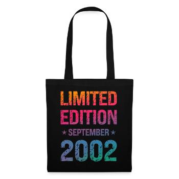 Fête d’anniversaire en édition limitée Vintage 2002 - Sac en tissu - noir - Devant