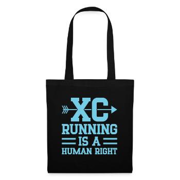 Cadeau de course XC amusant Édition XC Runner - Sac en tissu - noir - Devant