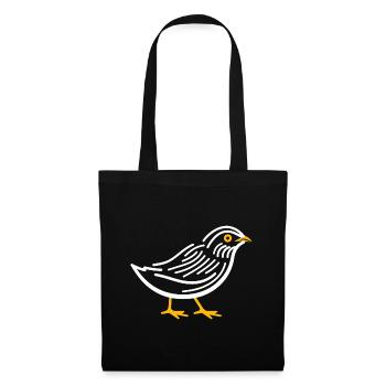 quail small quail bird - Tote Bag - black - Front