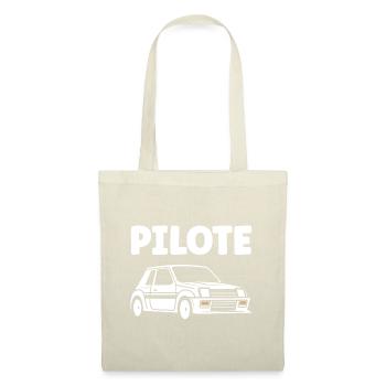 Humour pilote de rallye - Sac en tissu - nature - Devant