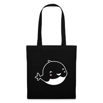 Baby Whale - Tote Bag - black - Front