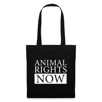 ANIMAL RIGHTS NOW - Tote Bag - black - Front