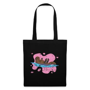 Otter Lover Gift Giant Otter Animal Otter - Tote Bag - black - Front