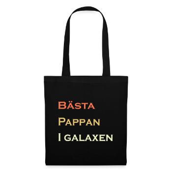 Best Dad in the Galaxy - Tote Bag - black - Front