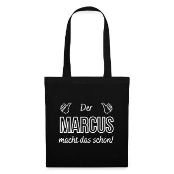 Gentlemen of Marcus is already doing that! Funny saying - Tote Bag - black - Front