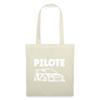 Humour pilote de rallye - Sac en tissu - nature - Devant