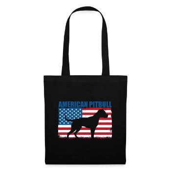 American Pit Bull Terrier - Tote Bag - black - Front