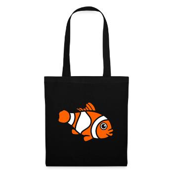 Clownfisch - Stoffbeutel - Schwarz - Vorne