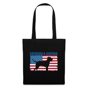 Louisiane Catahoula Leopard Dog - Sac en tissu - noir - Devant